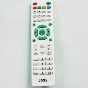 remote for china lcd led tv 0592 in unbreakable colour body