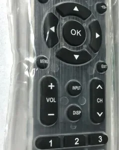 led tv remote 015 china non breakable body clear pure material support all china tv led non wifi