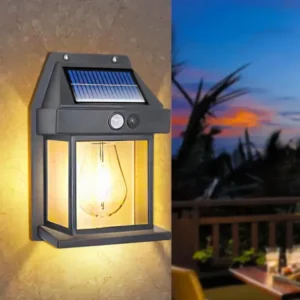 led solar wall lamp outdoor waterproof up and down luminous lighting garden decoration solar lights stairs fence sunlight lamp