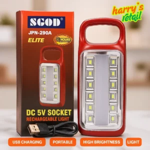 sgod jpn‑290a rechargeable led flashlight