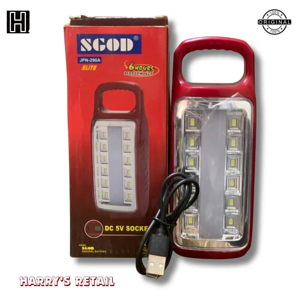 sgod jpn‑290a rechargeable led flashlight sgod jpn‑290a rechargeable led flashlight