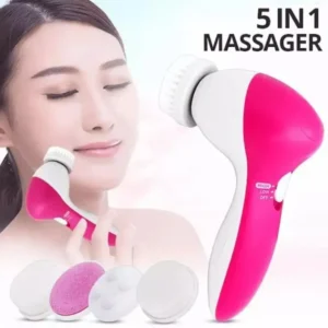 5 in 1 facial electric cleanser & massager